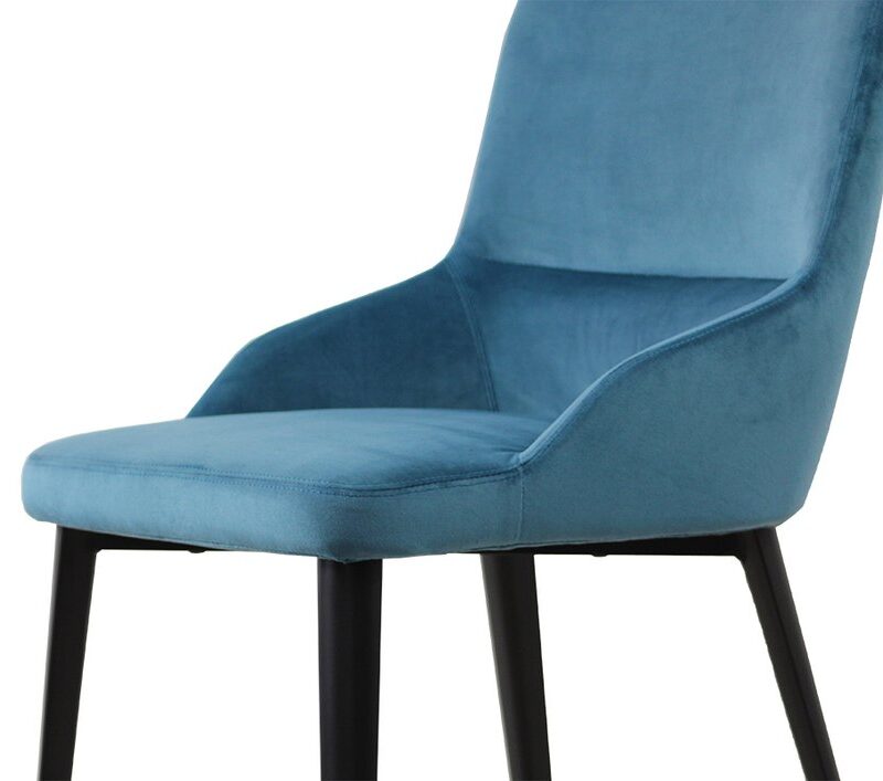 Distinction Set of 2 Ventura Teal Dining Chairs