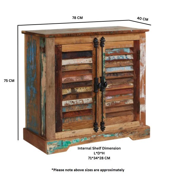 Coastal 2 Door Sideboard - Image 3