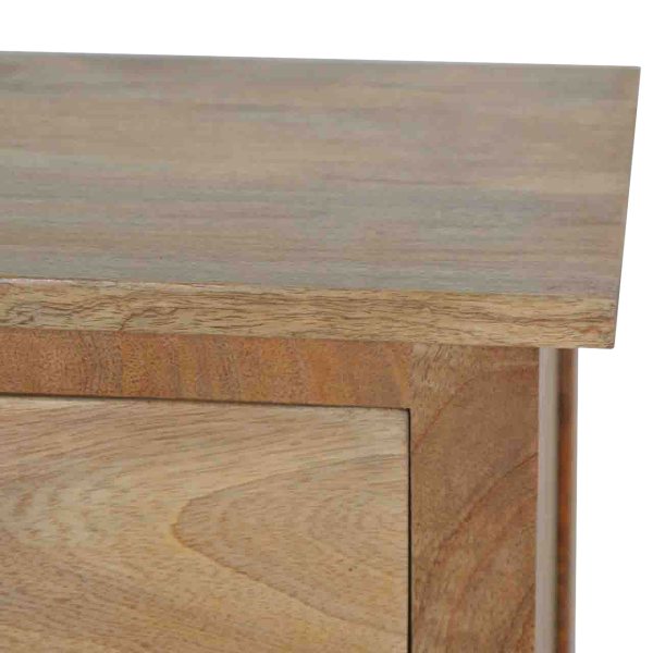 Solid Mango Wood Oak Finished Cabinet - Image 3