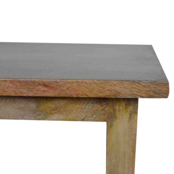 Solid Mango Wood Oak Finished Media Unit - Image 3