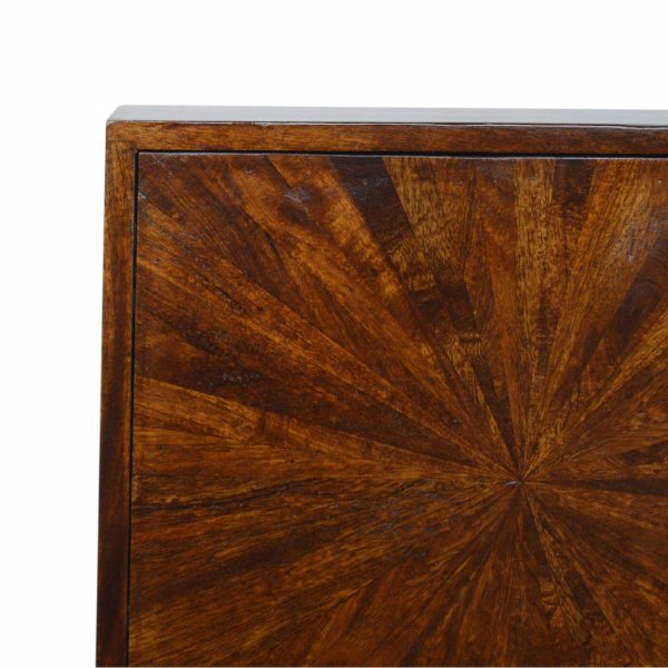 Mango Wood Chestnut Sunrise Cabinet - Image 3