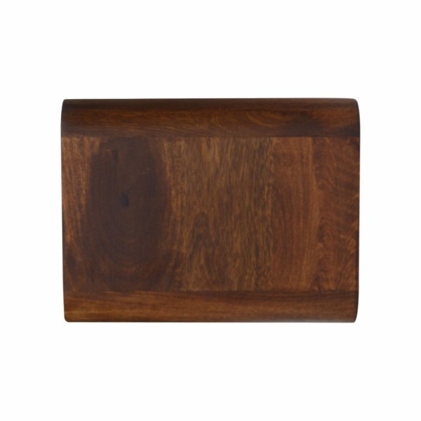 Mango Wood Floating Chestnut Open Console - Image 7