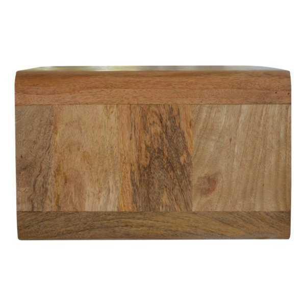 Solid Mango Wood Wall Mounted Open Bedside - Image 6