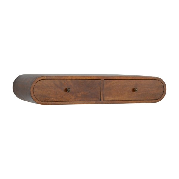 Mango Wood Floating Chestnut London Console