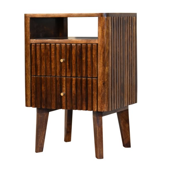 Solid Mango Wood Reeve Bedside - Image 3