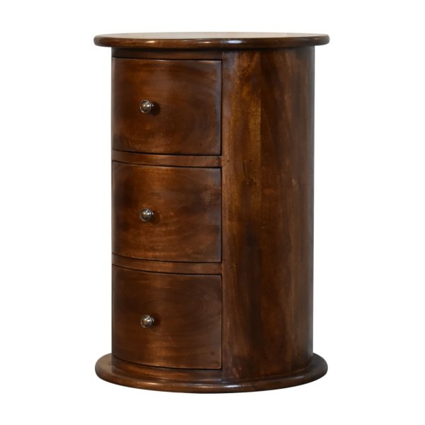 3 Drawer Chestnut Drum - Image 3