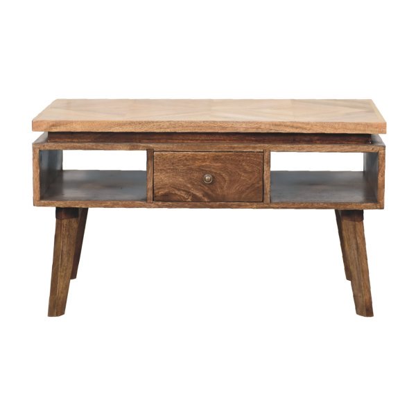 Mango Wood Classic Grey Granary Coffee Table