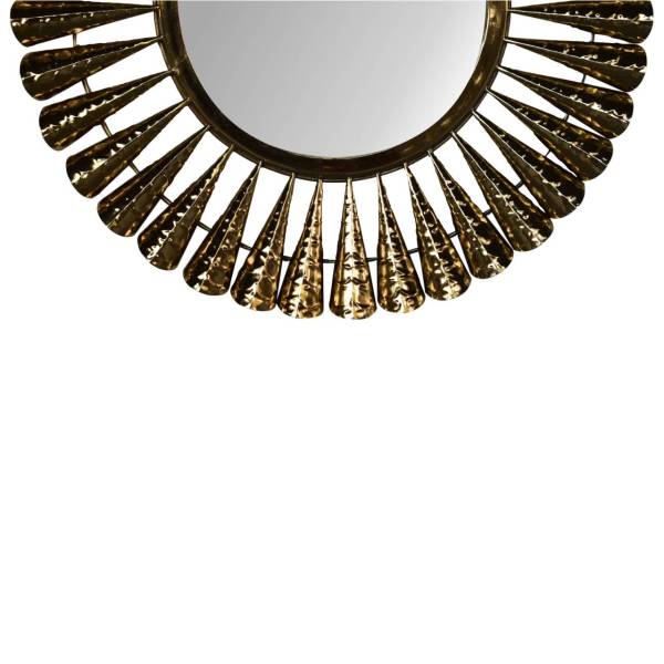 Solid Mango Brass Coned Mirror - Image 4