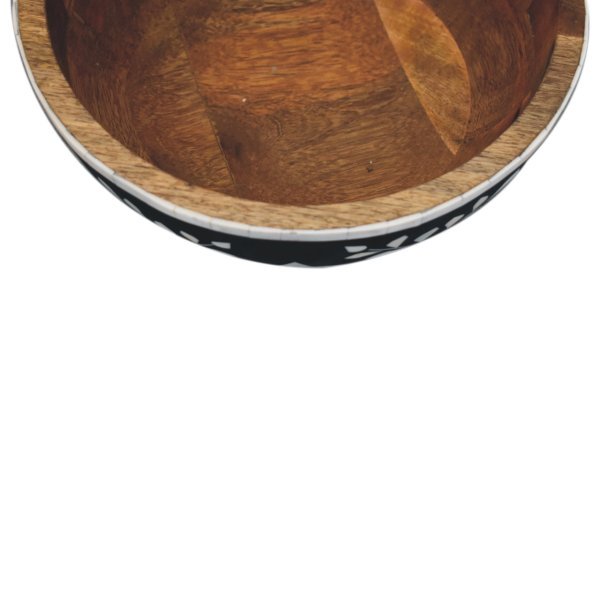 Mango Wood Floral Resin Inlay Bowl Set - Image 3