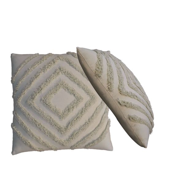 Mango Wood Tacy Sage Green Cushion Set of 2