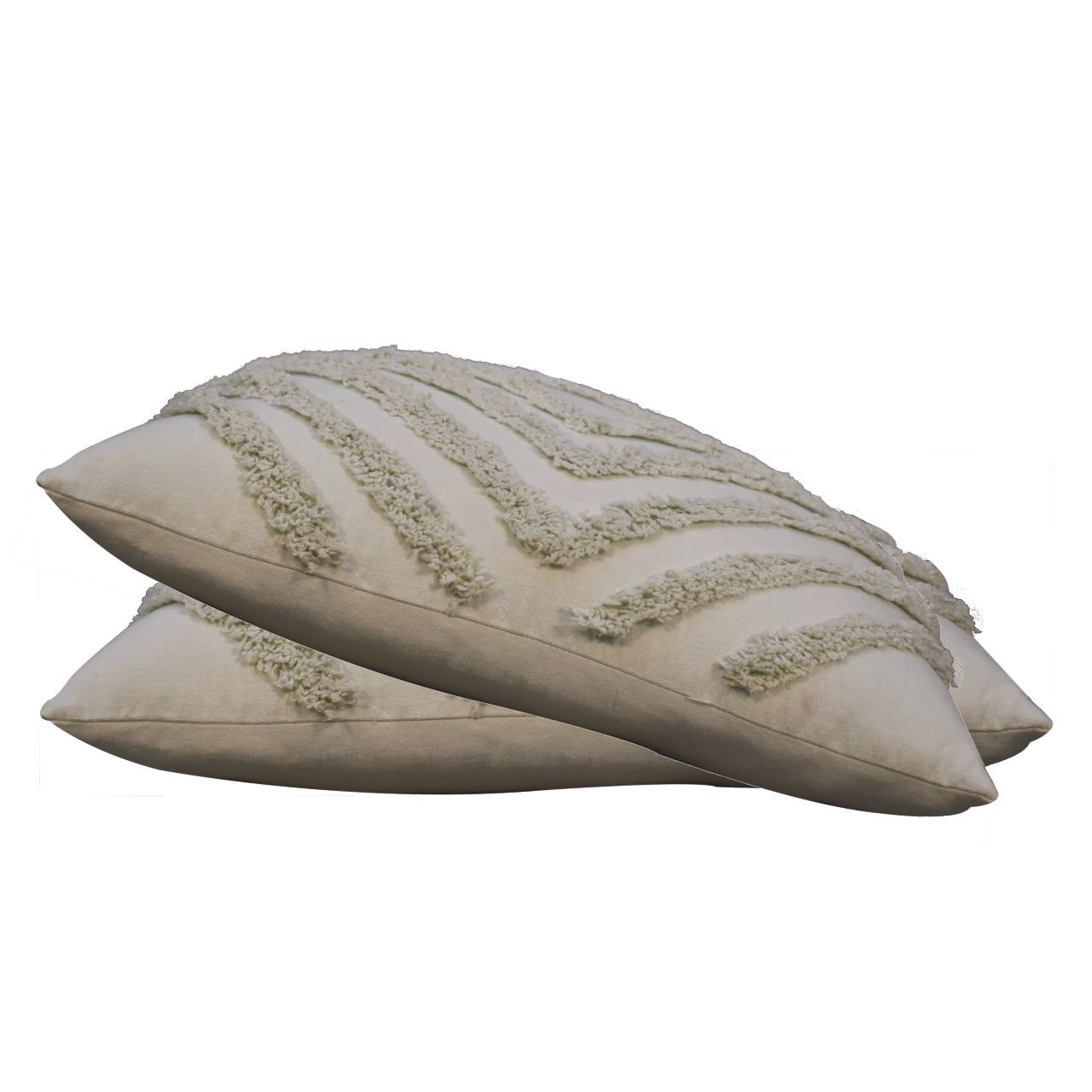 Solid Mango Wood Tacy Sage Green Cushion Set of 2 - Image 2