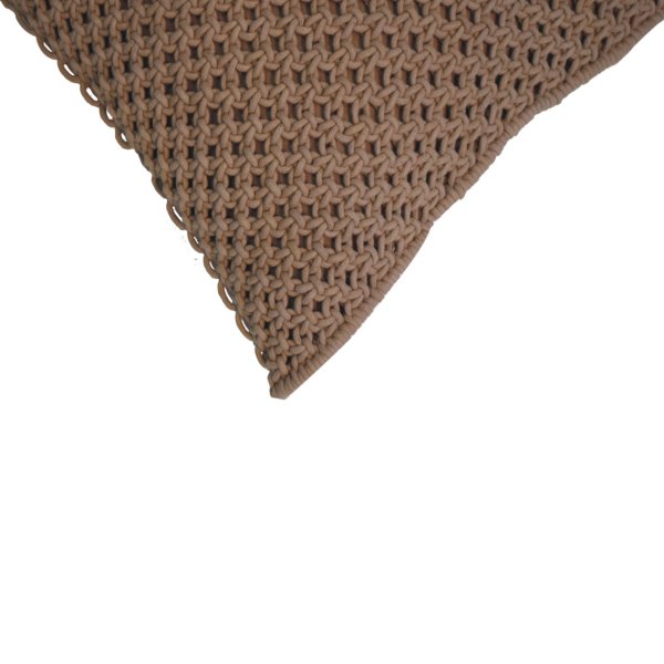 Mango Wood Myra Cushion Set of 2 - Coffee - Image 4