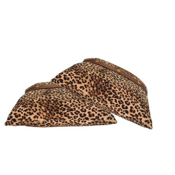 Solid Mango Quinn Set of 2 Leopard Print Cushions - Image 2