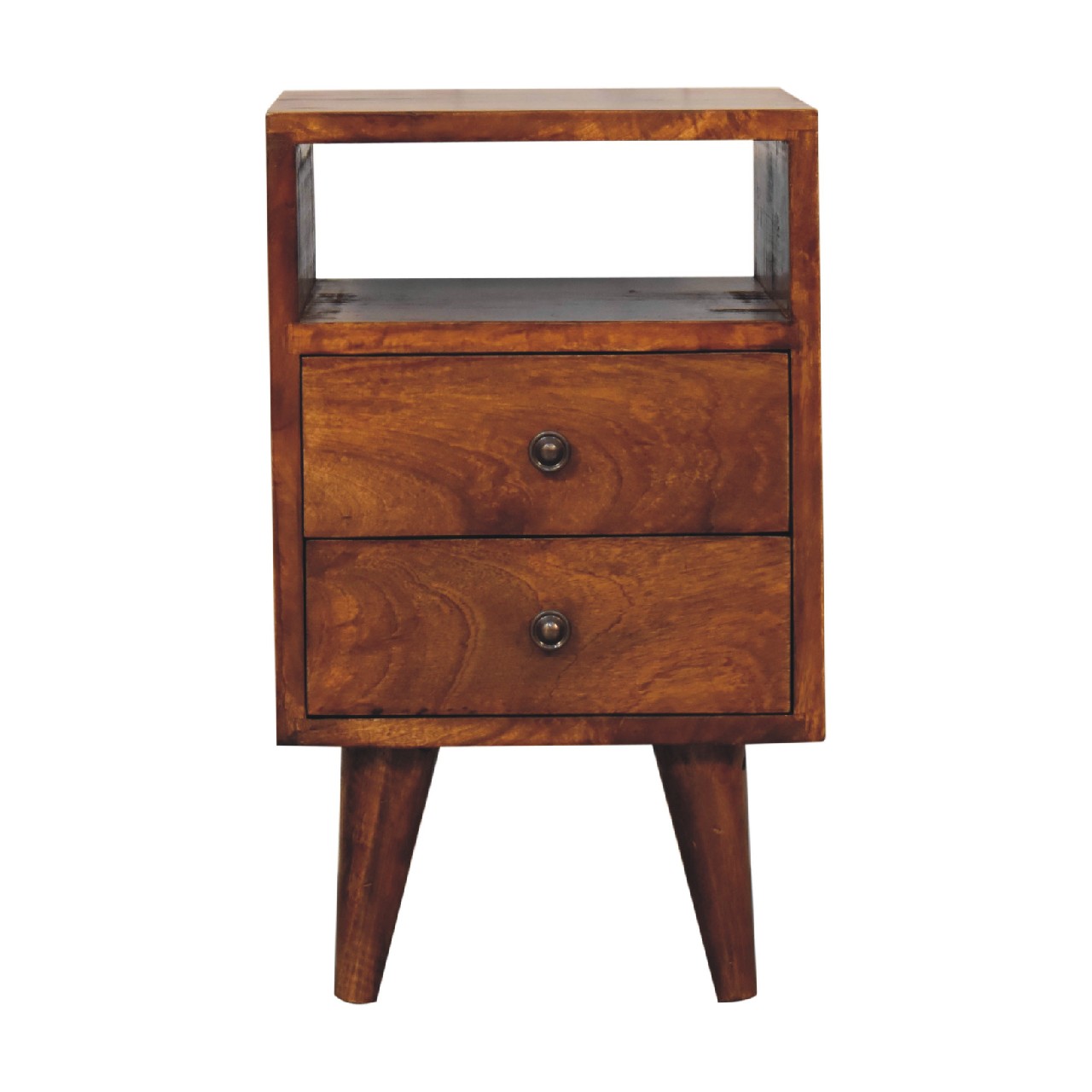 Mango Wood Mini Classic Chestnut Bedside