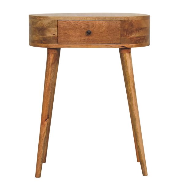 Mango Wood Mini Albion Oak-ish Console