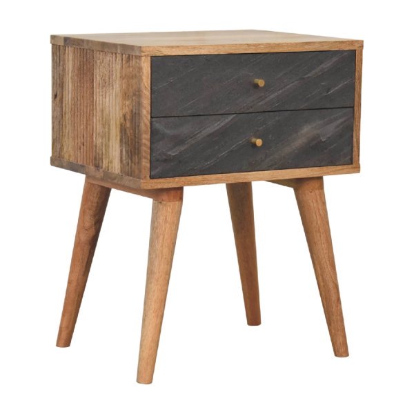 Mango Wood Slade Bedside - Image 3