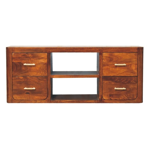 Mango Wood Luca Media Unit