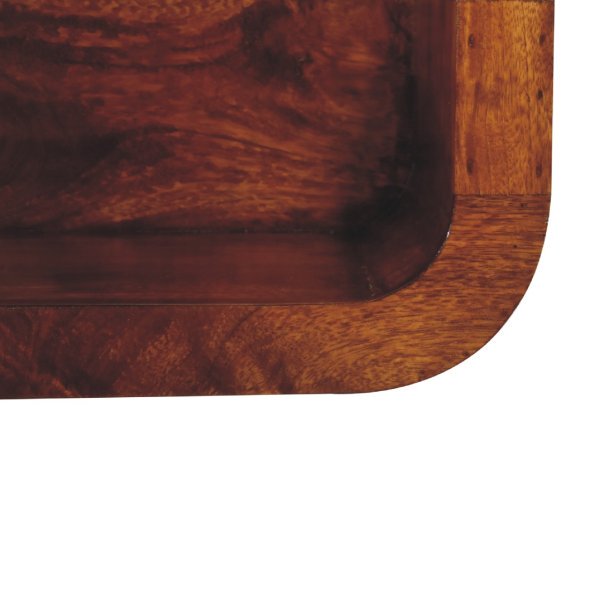 Solid Mango Wood Indira Chestnut Floating Bedside - Image 7