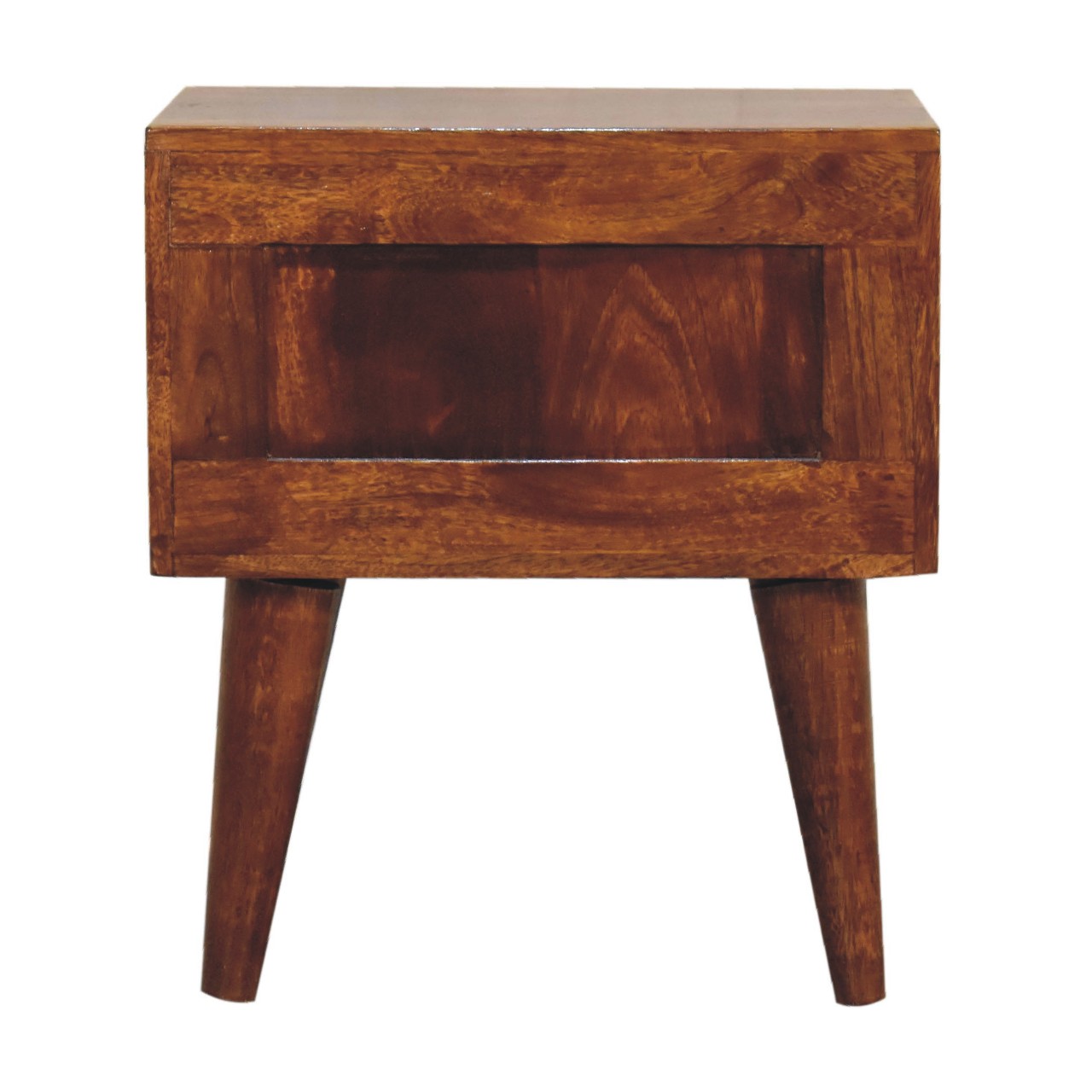 Solid Mango Wood Mini Chestnut Modern Solid Wood Bedside - Image 9