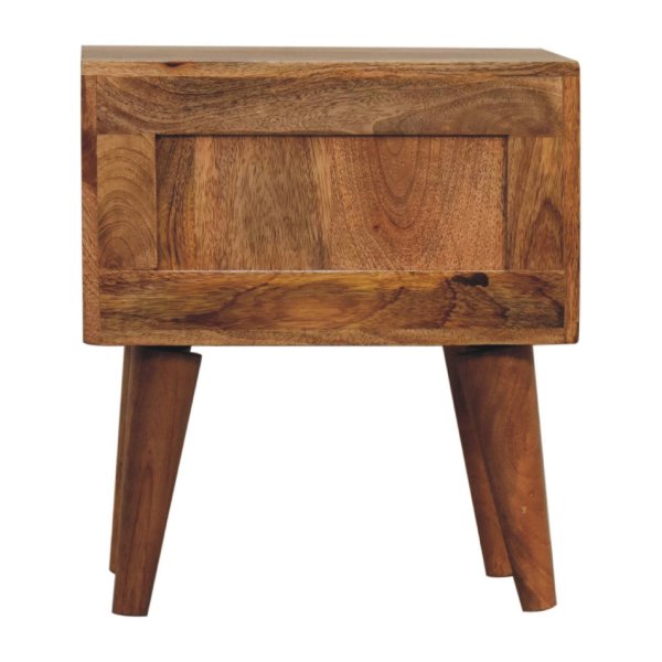 Mini Oak-ish Modern Bedside - Image 9