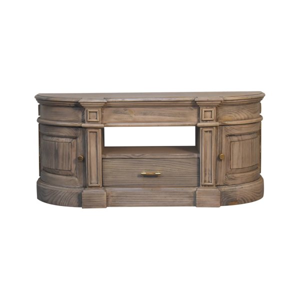 Solid Pine Serpentine Weathered Harmony  Media Unit
