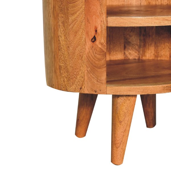 Solid Mango Wood Solid  Mango Wood Cortez Oak-ish Bedside - Image 7