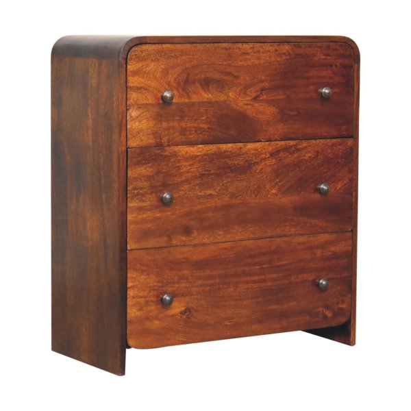 Solid Mango Wood Aspen Slim Chest - Image 3