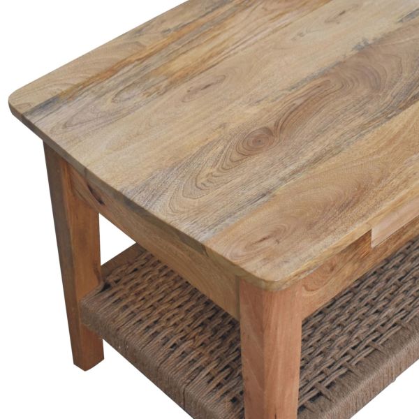 Rope 2 Drawers Coffee Table - Image 6