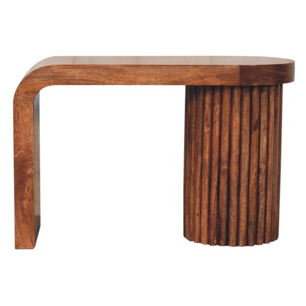 Solid Mango Wood Honey Caramel Serenity Coffee Table