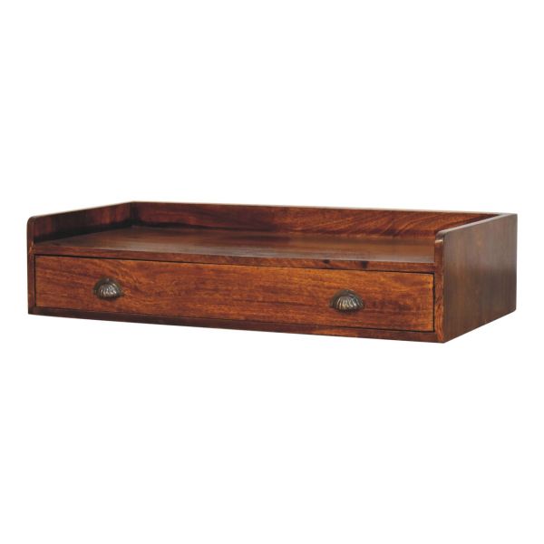 Mango Wood Belmont Wall-Mounted Console Shelf - Image 3