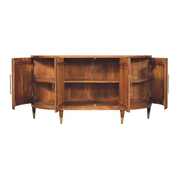 Ravello Curved 4-Door Sideboard - Image 5
