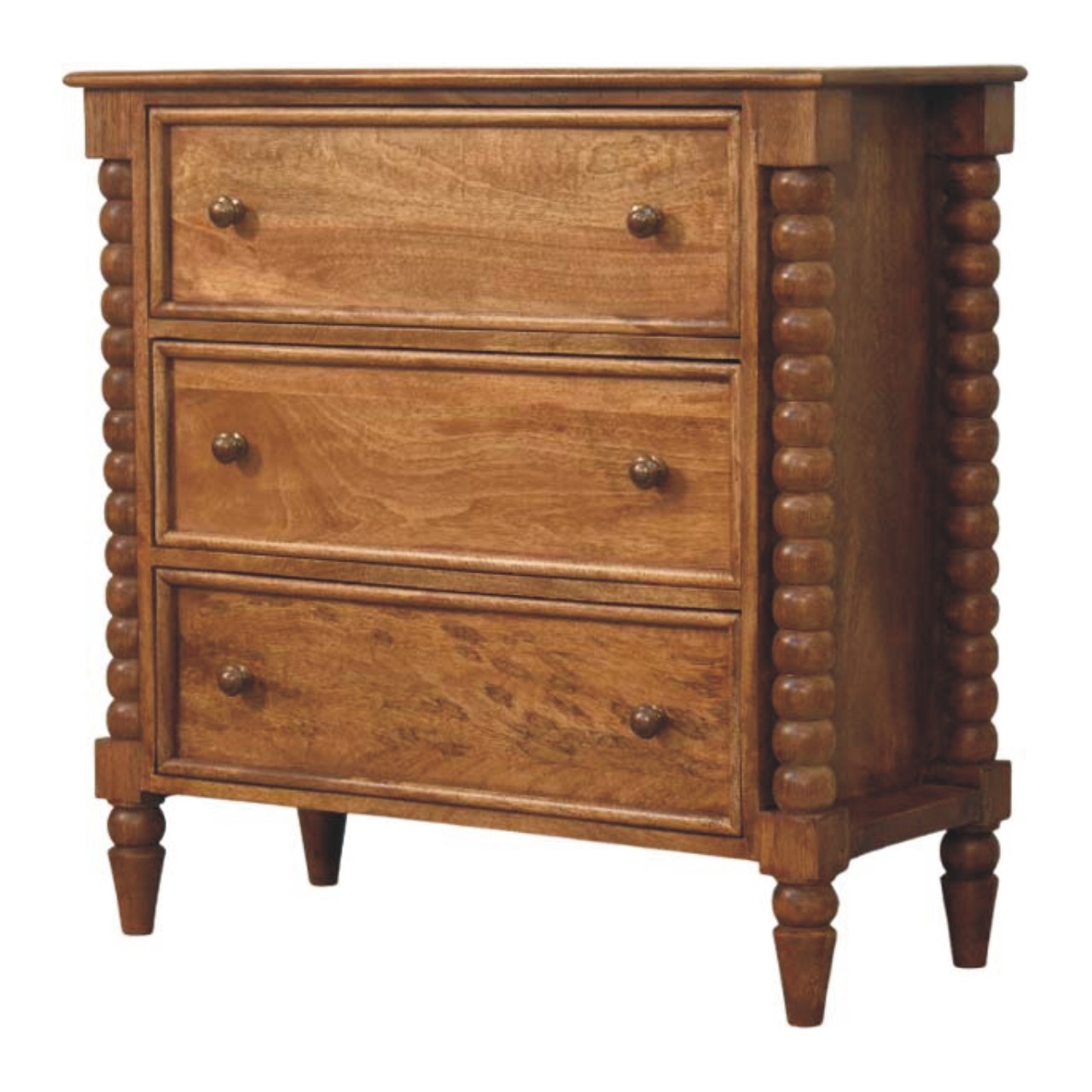 Solid Mango Wood Spindle Chest