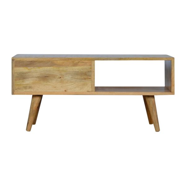Media Unit with White Painted Sliding Door - Image 8