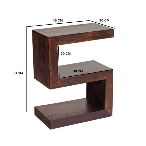 Toko Dark Mango S Shaped Display Unit - Image 4