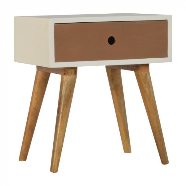 Solid Mango Wood Mocha Bedside - Image 2