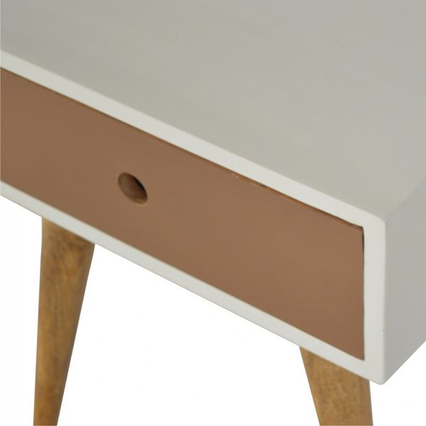 Solid Mango Wood Mocha Bedside - Image 4