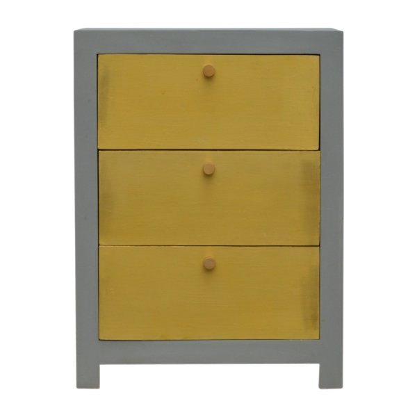 Gold x Cement Bedside