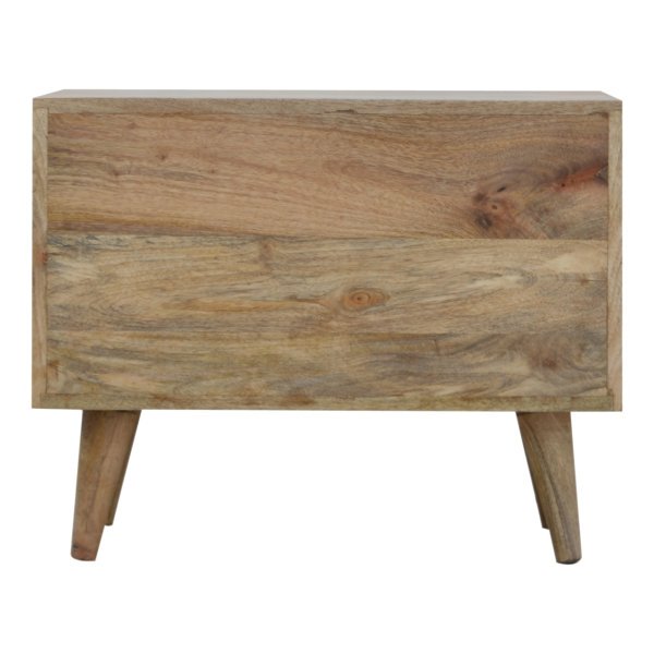 Solid Mango Wood District Diamond Mini Cabinet - Image 9