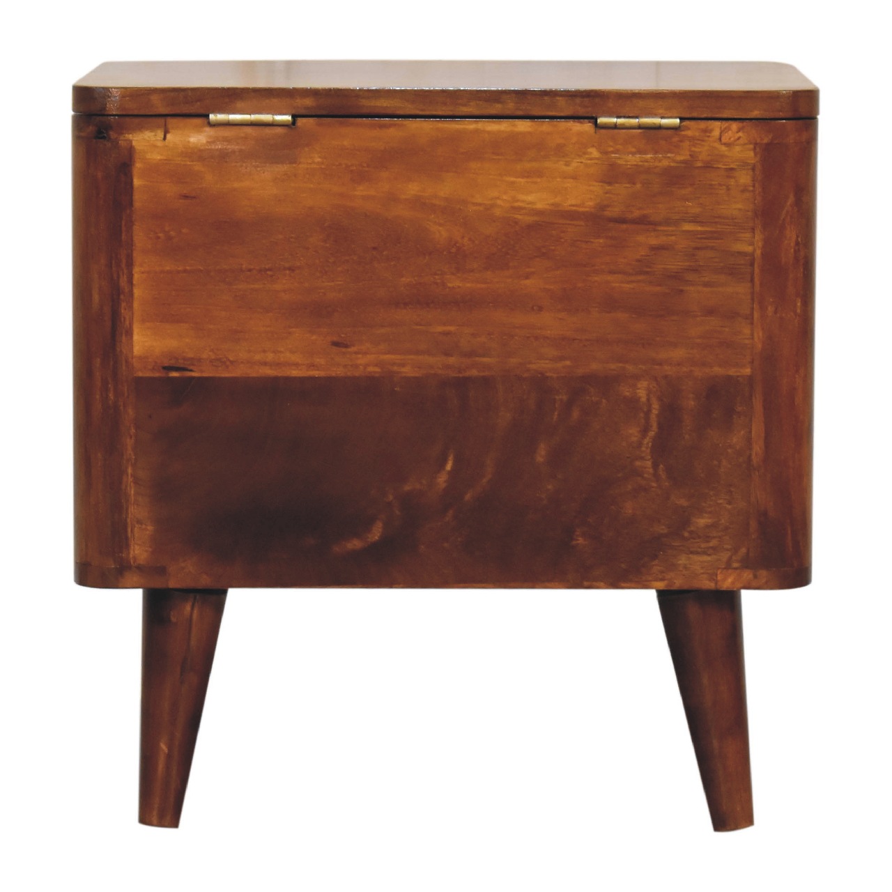 Solid Chestnut Finished Mango Wood Stool - Image 10