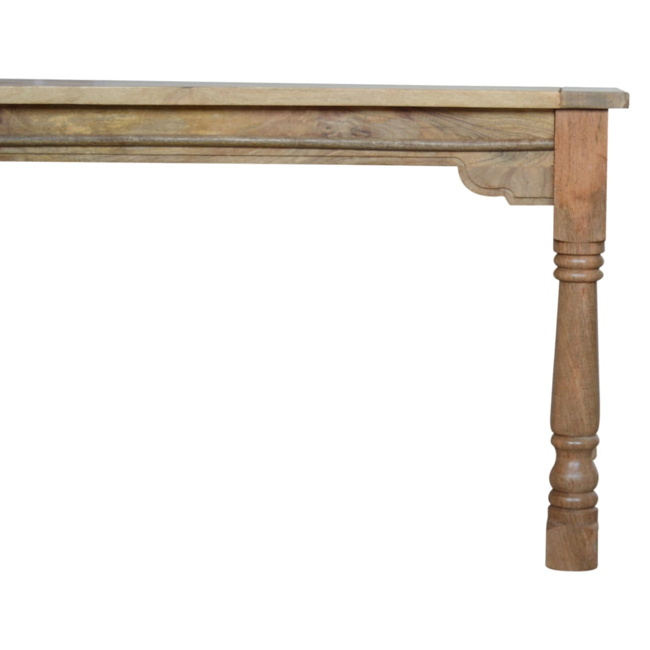 Solid Mango Wood Granary Extension Dining Table - Image 2