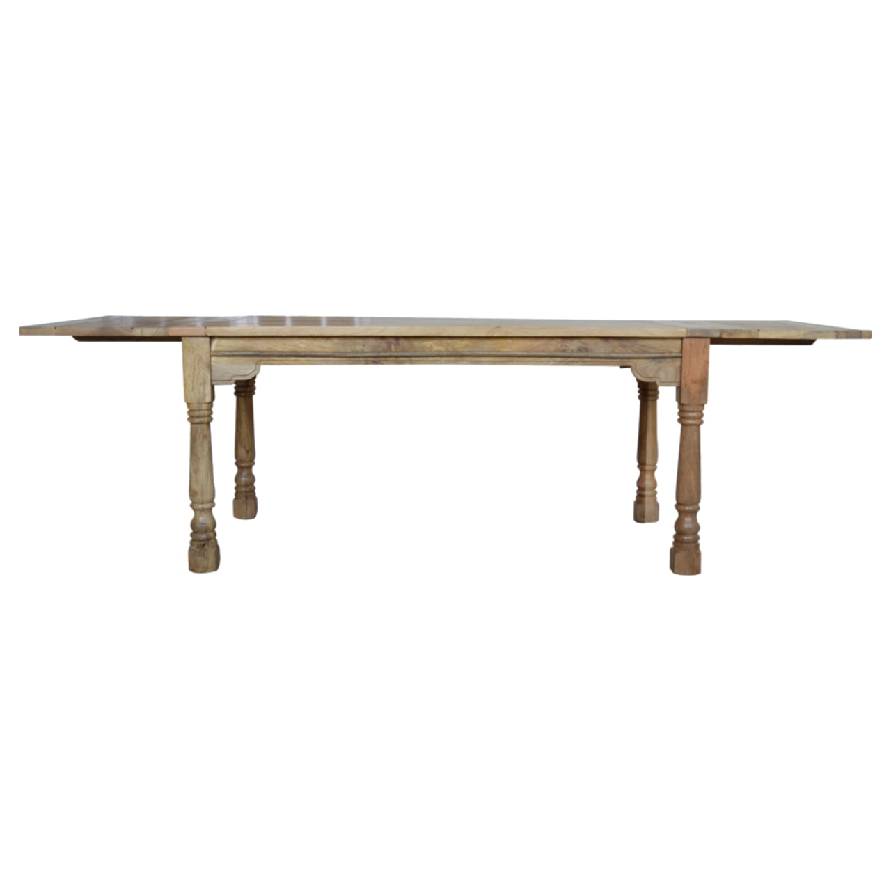 Solid Mango Wood Granary Extension Dining Table - Image 5