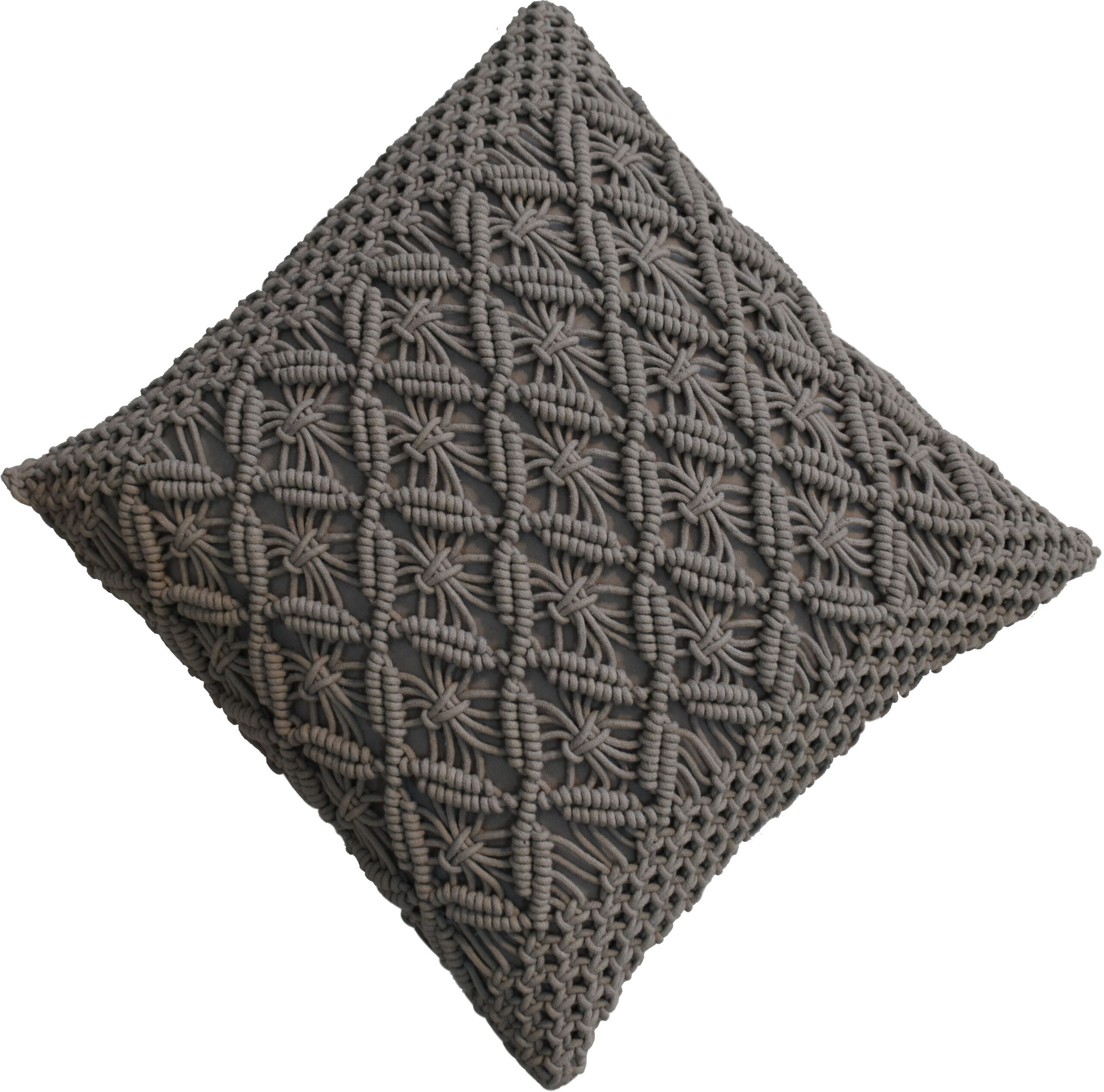 Solid Mango Set of 2 Lira Grey Cushions - Image 2