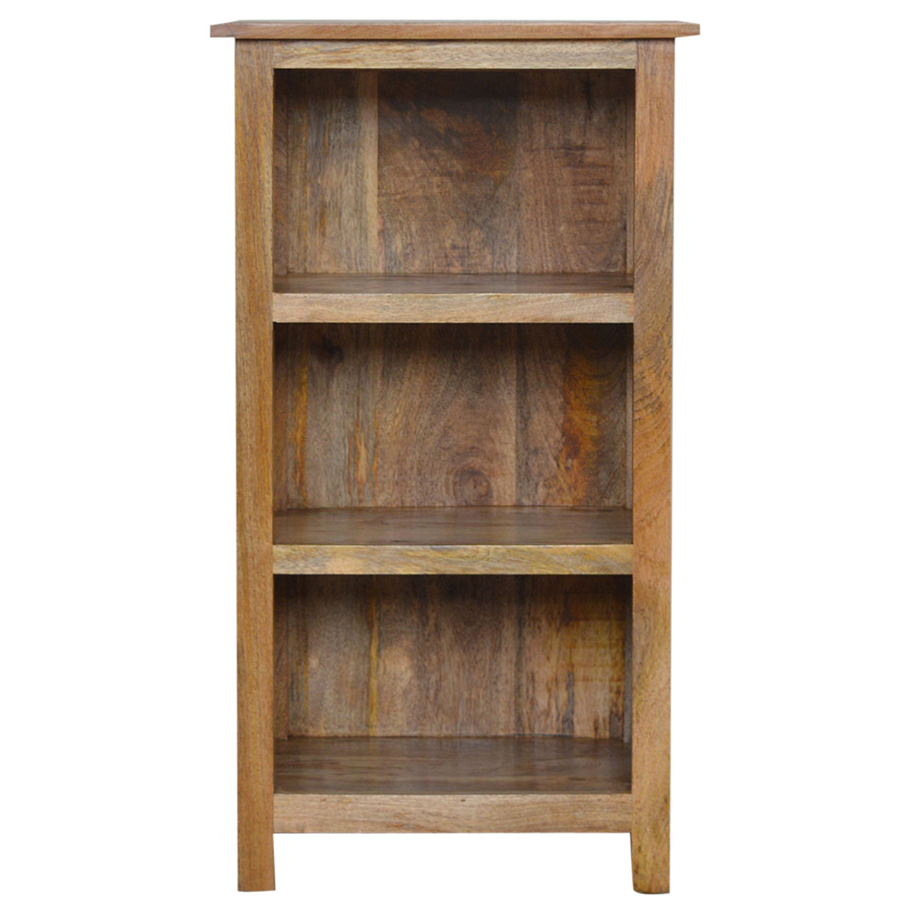 Solid Mango Wood Country Style Mini Bookcase