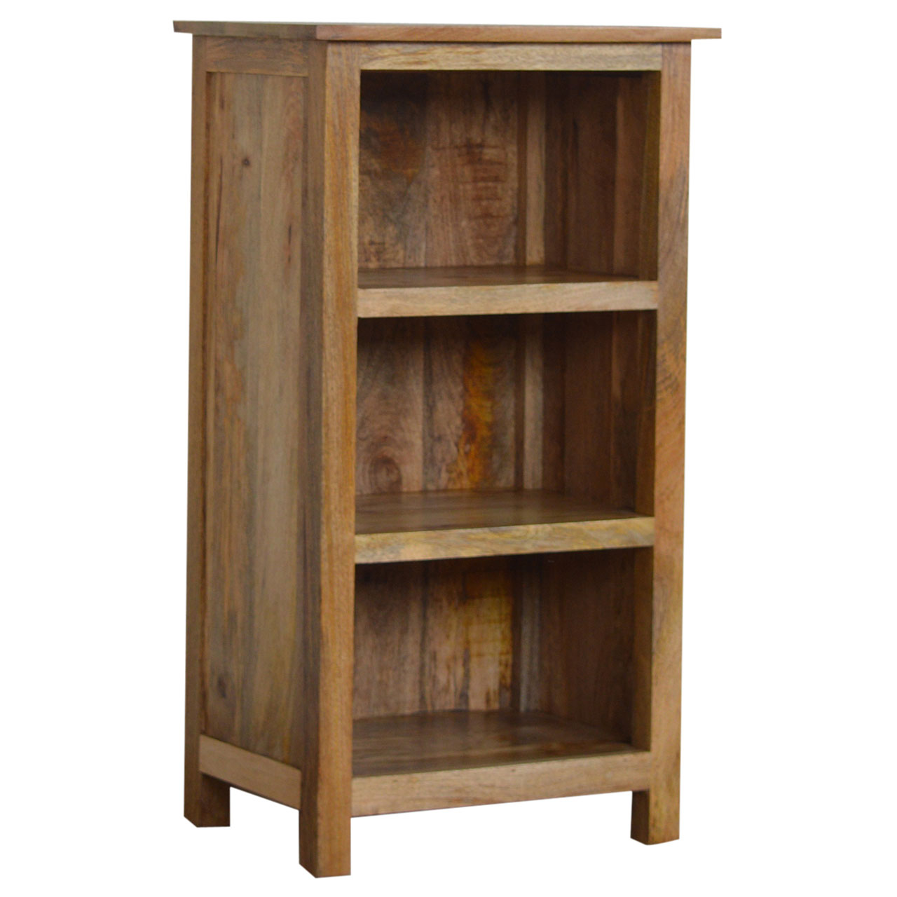 Solid Mango Wood Country Style Mini Bookcase - Image 2