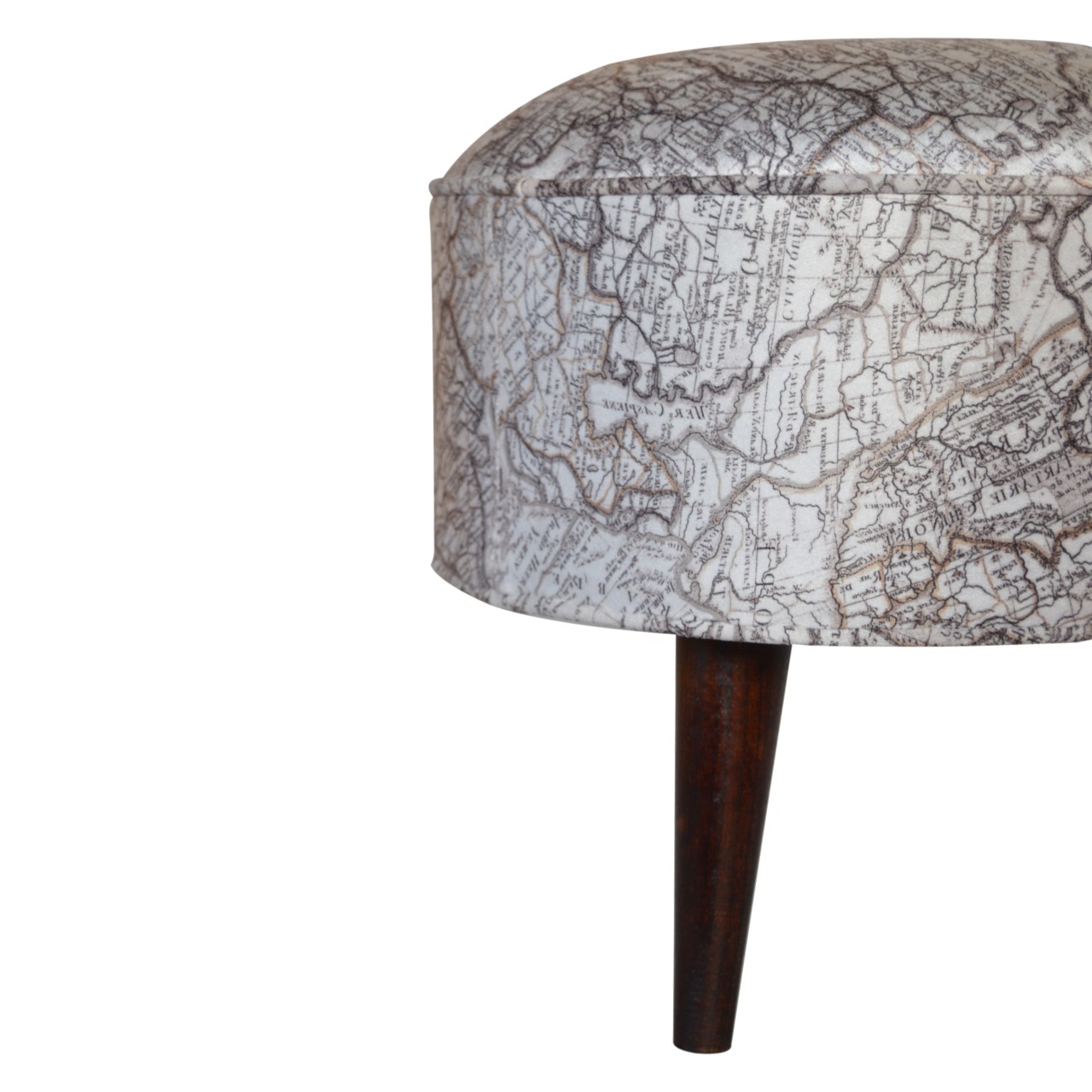 IN1017 - Map Printed Footstool - Image 5