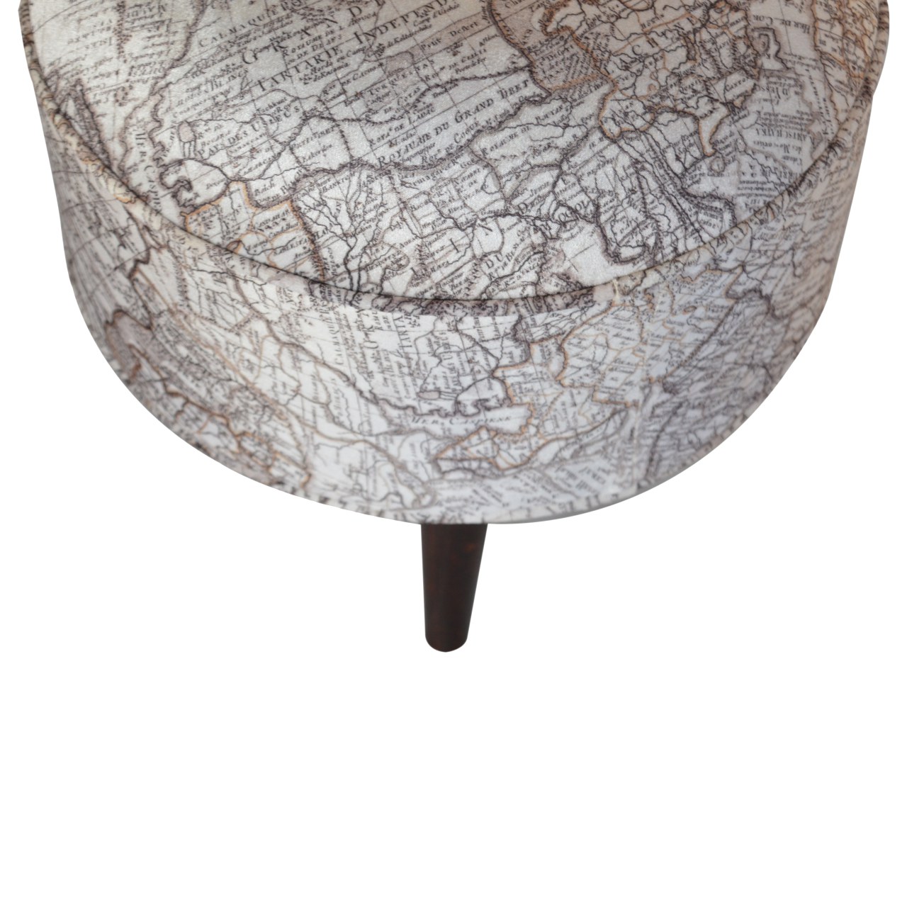 IN1017 - Map Printed Footstool - Image 6