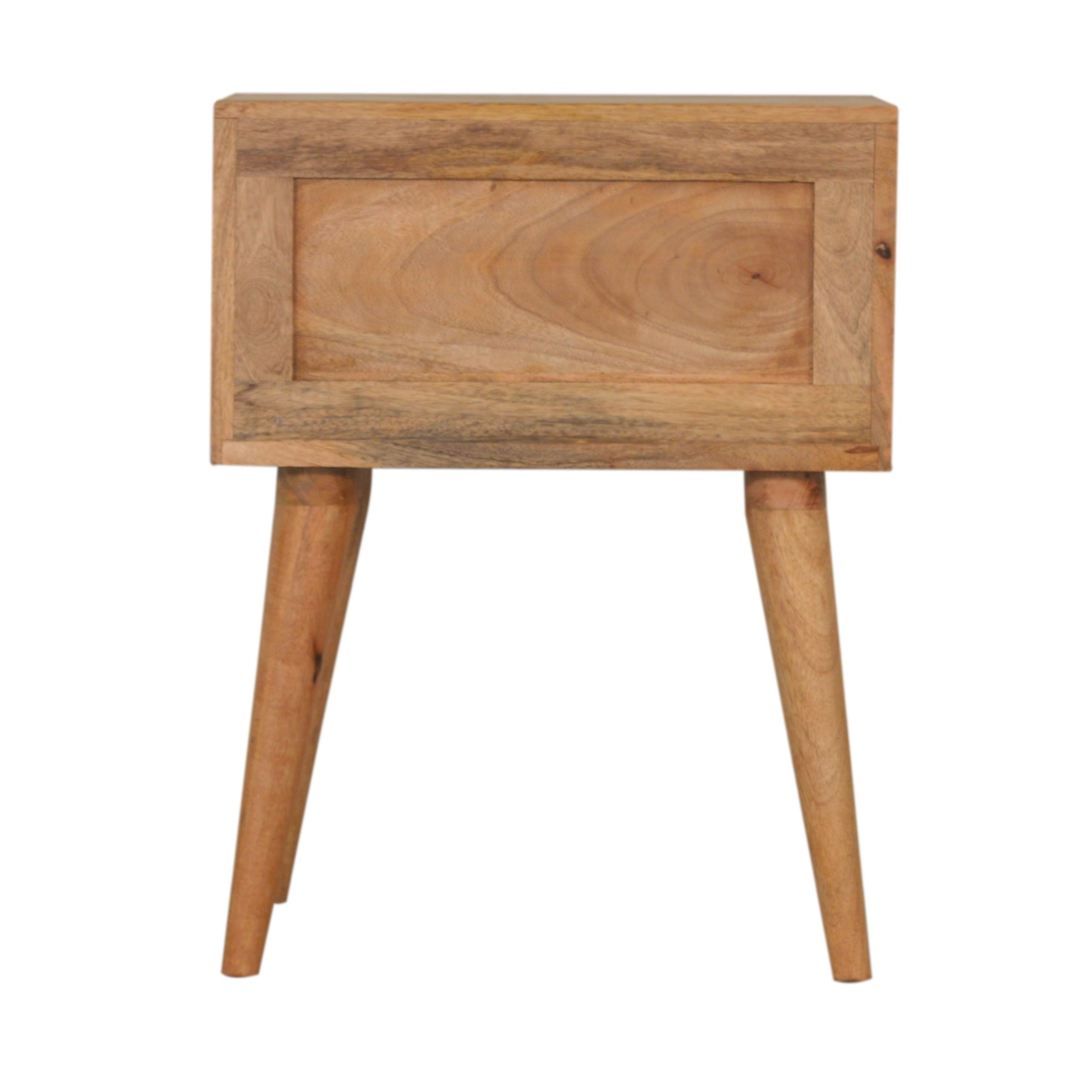 Solid Mango Wood Rafina 2 Drawer Bedside - Image 9