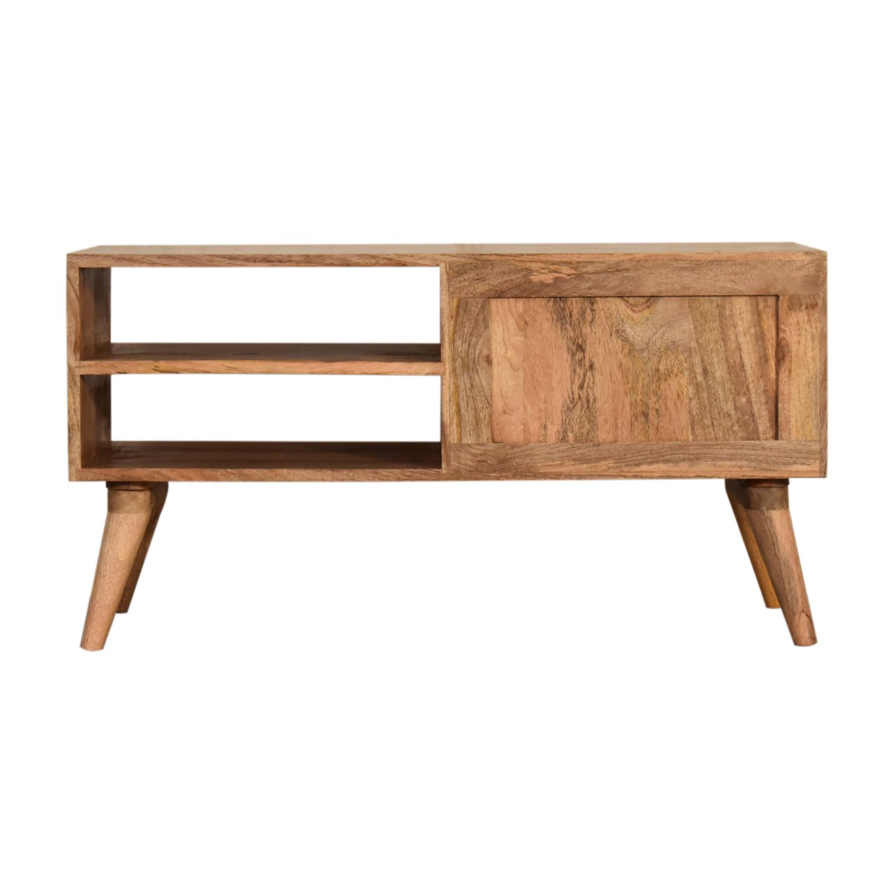 Solid Mango Wood Diamond Print Media Unit - Image 9