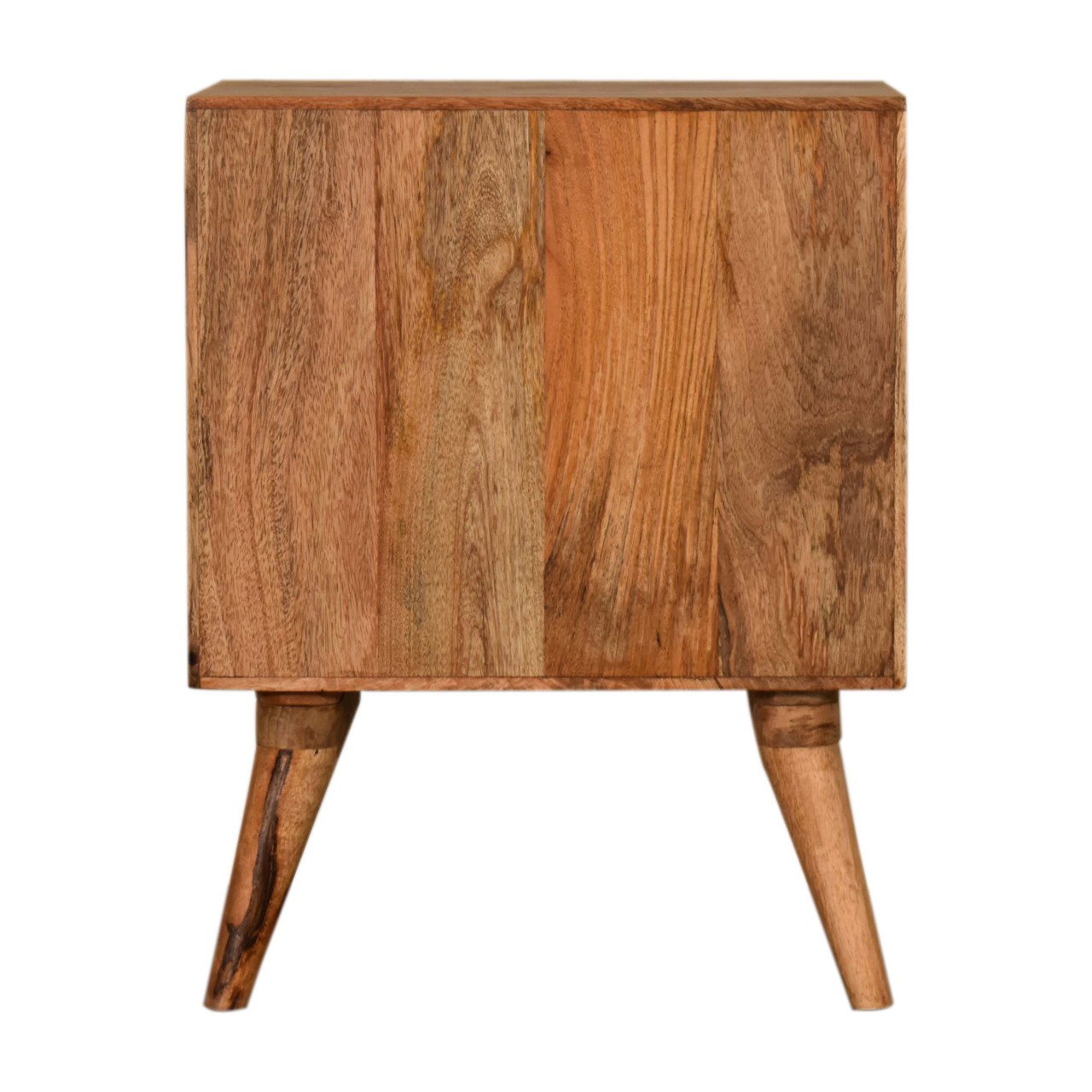 Solid Mango Wood Quebec Grey Bedside - Image 9