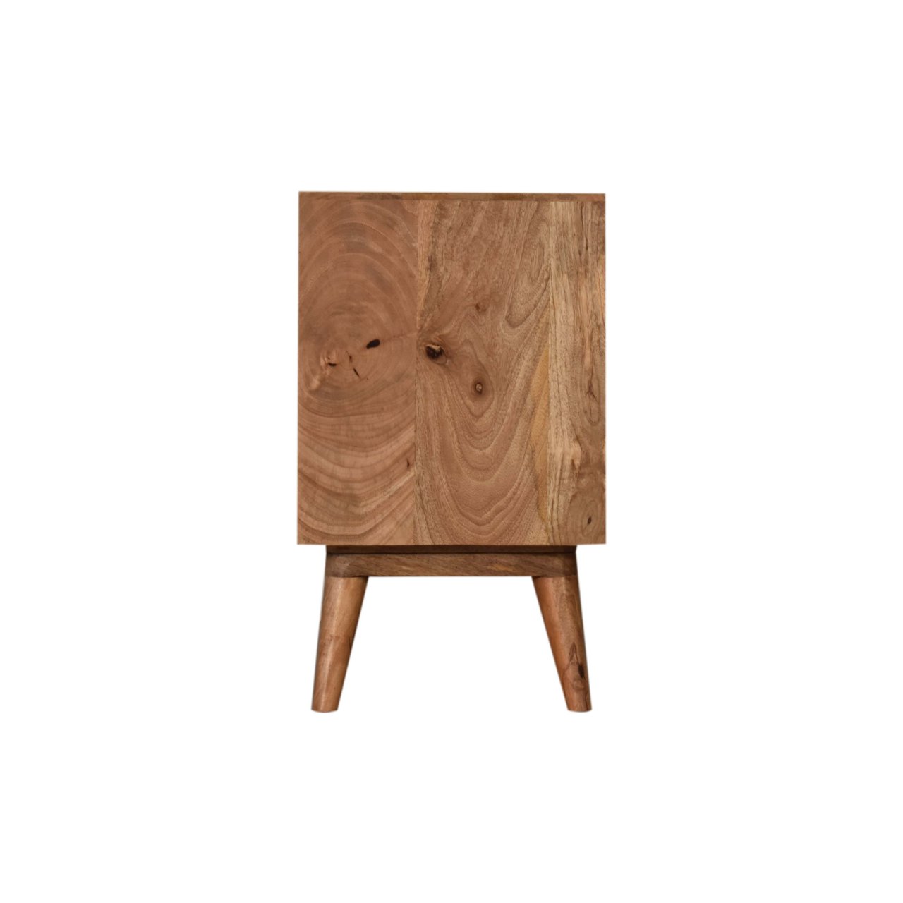 Solid Mango Wood Geo Screen Print Cabinet - Image 8